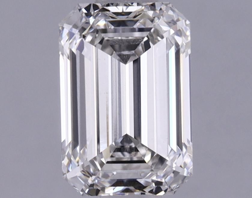 1.11 Carat Emerald Shaped Ideal Cut VVS2 IGI Certified Lab Grown Diamond
