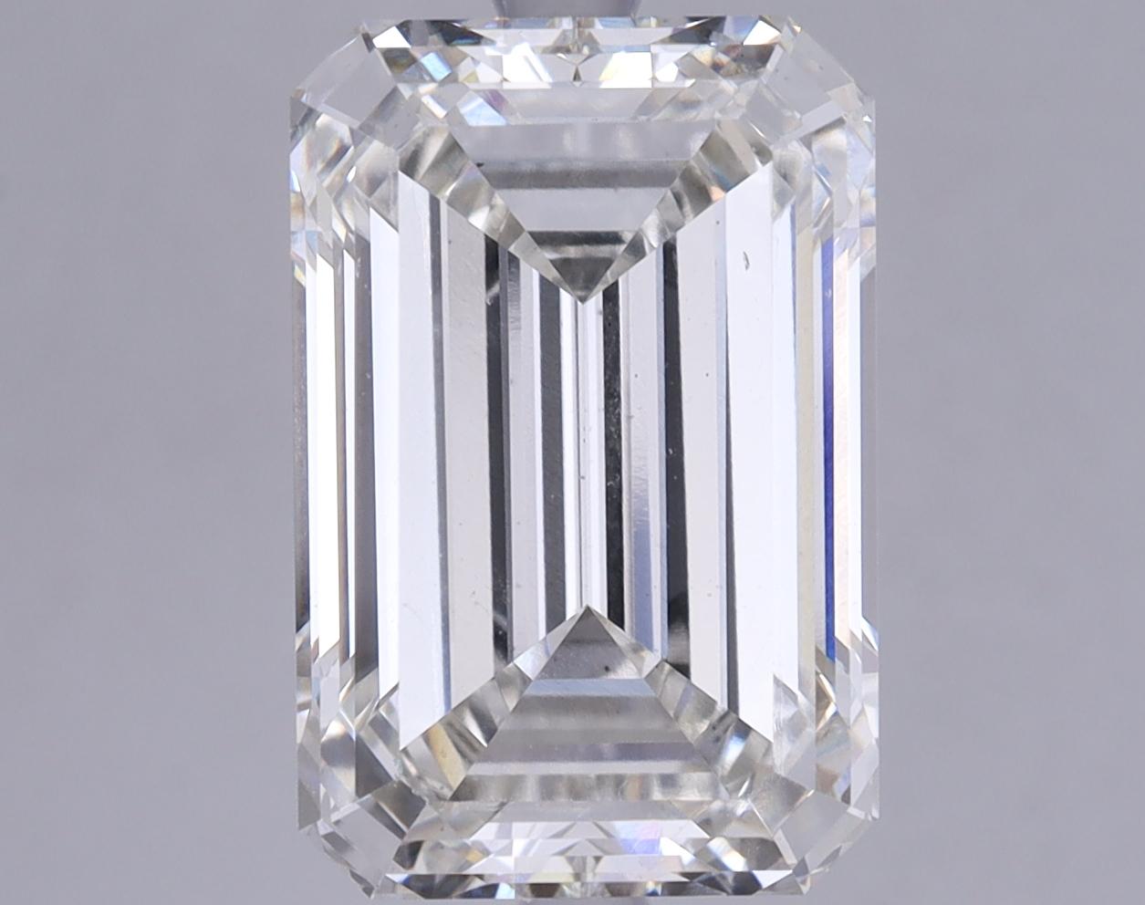 6.75 Carat Emerald Shaped Excellent Cut VS1 IGI Certified Lab Grown Diamond