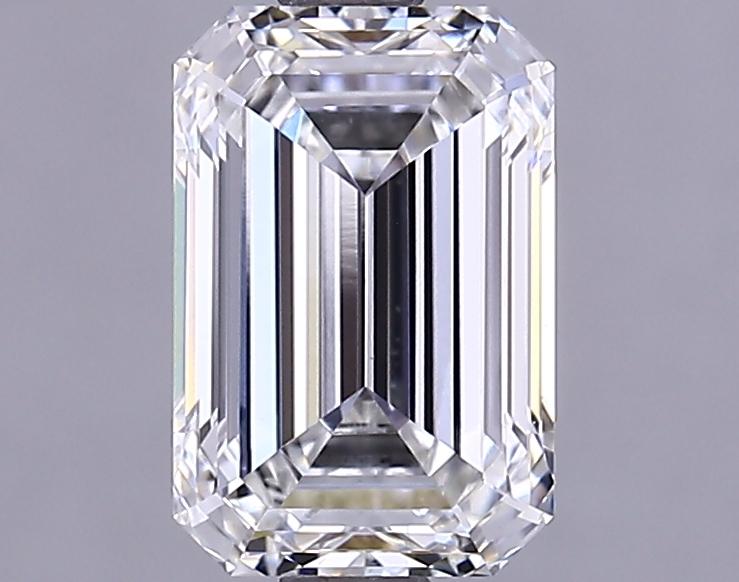 1.69 Carat Emerald Shaped Excellent Cut VVS2 IGI Certified Lab Grown Diamond