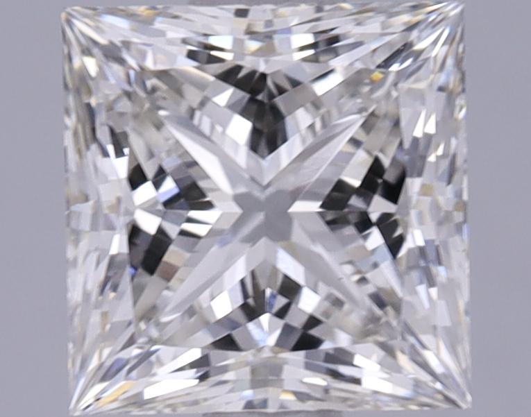 1.47 Carat Princess Shaped Ideal Cut VVS2 IGI Certified Lab Grown Diamond