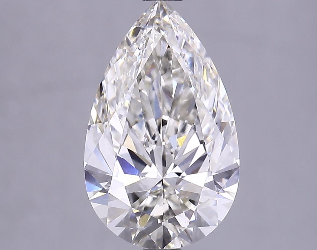 2.44 Carat Pear Shaped Ideal Cut VVS2 IGI Certified Lab Grown Diamond