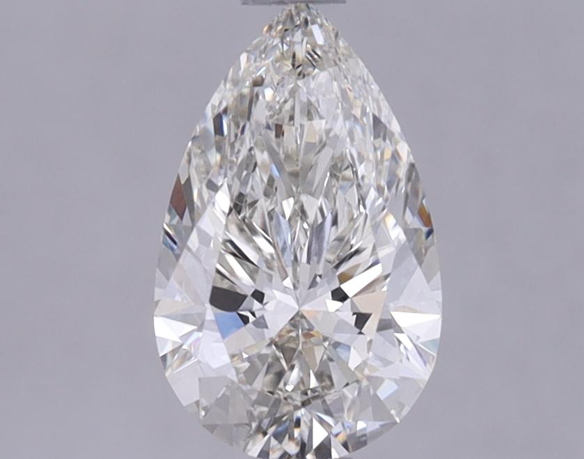 1.09 Carat Pear Shaped Ideal Cut VVS2 IGI Certified Lab Grown Diamond