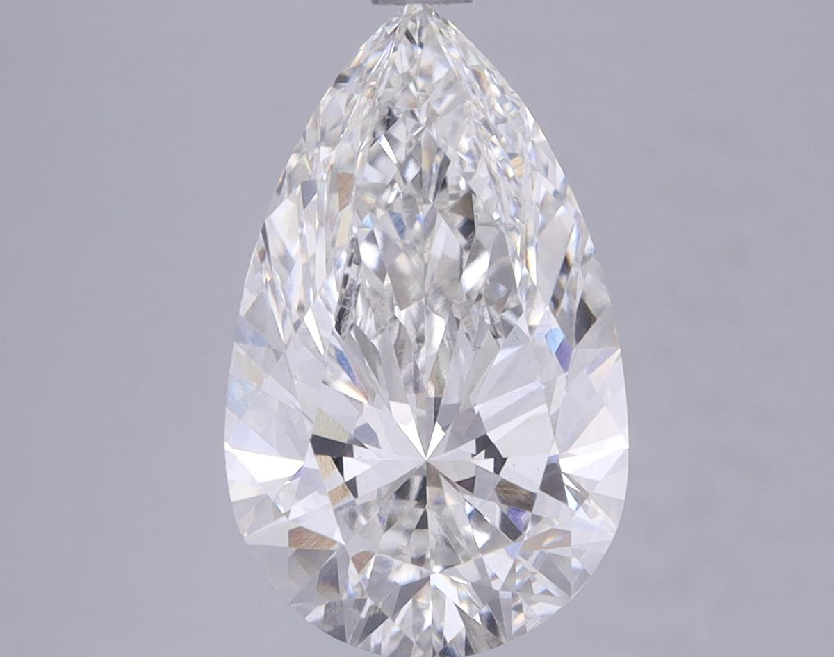 3.36 Carat Pear Shaped Ideal Cut VS2 IGI Certified Lab Grown Diamond