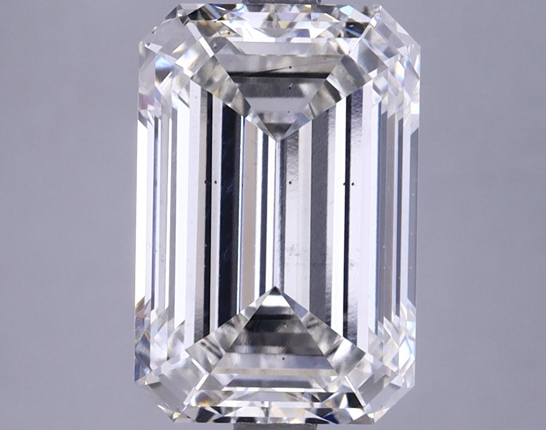 4.59 Carat Emerald Shaped Excellent Cut VS2 IGI Certified Lab Grown Diamond