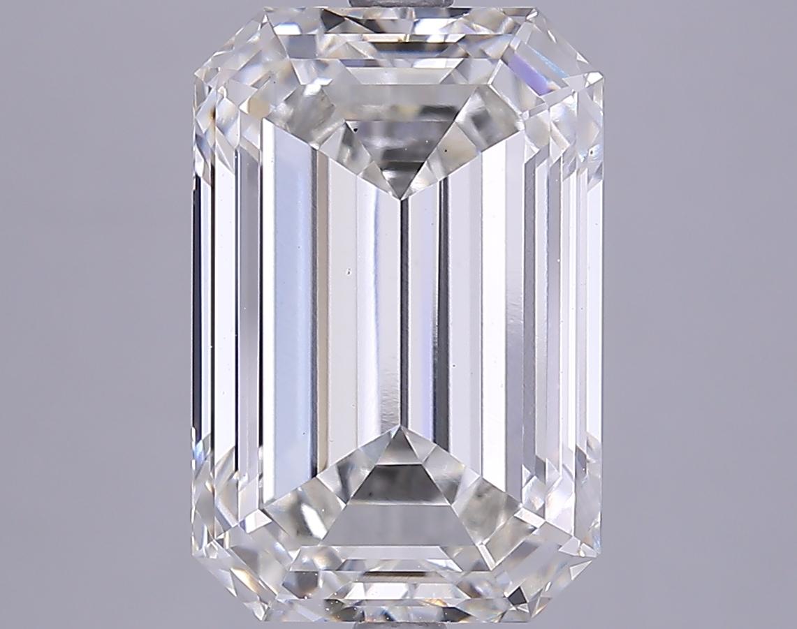 6.05 Carat Emerald Shaped Excellent Cut VS1 IGI Certified Lab Grown Diamond