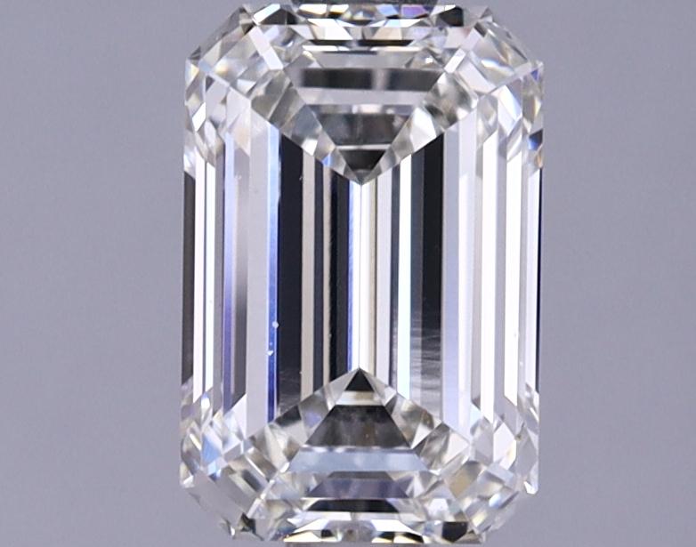 1.35 Carat Emerald Shaped Excellent Cut VS1 IGI Certified Lab Grown Diamond