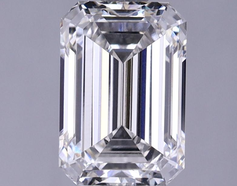 1.49 Carat Emerald Shaped Ideal Cut VVS2 IGI Certified Lab Grown Diamond
