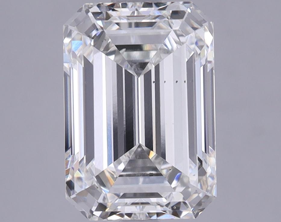 2.69 Carat Emerald Shaped Ideal Cut VS2 IGI Certified Lab Grown Diamond