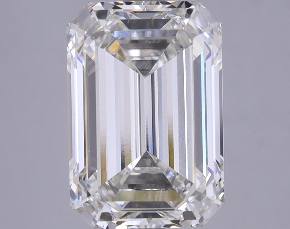 3.59 Carat Emerald Shaped Ideal Cut VS1 IGI Certified Lab Grown Diamond