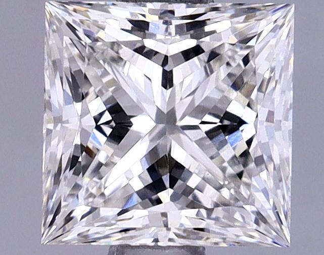 1.04 Carat Princess Shaped Ideal Cut VVS2 IGI Certified Lab Grown Diamond