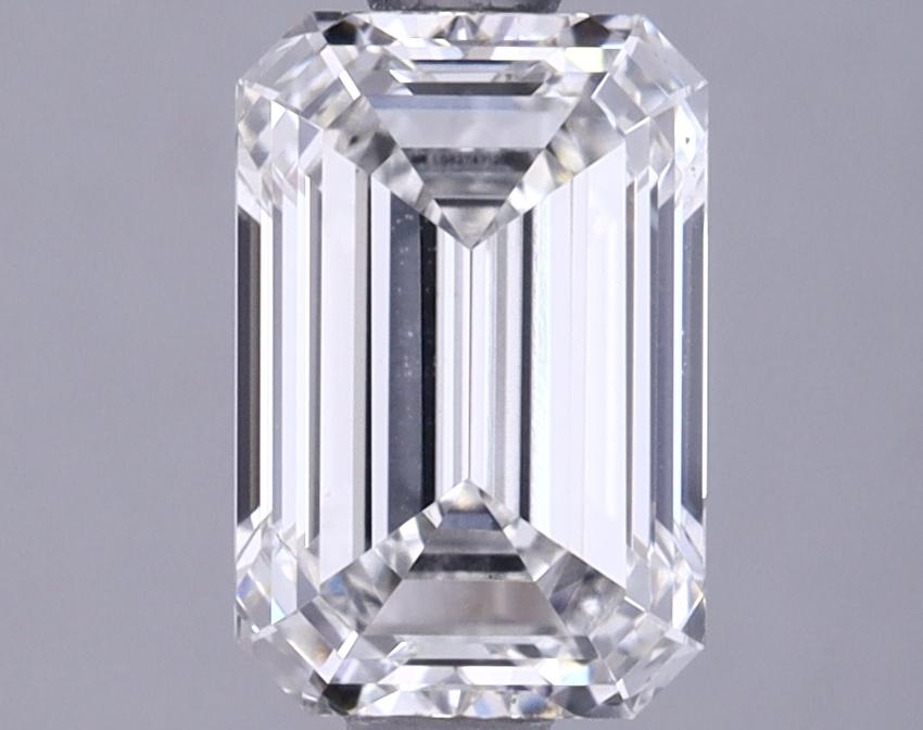 1.42 Carat Emerald Shaped Excellent Cut VS2 IGI Certified Lab Grown Diamond