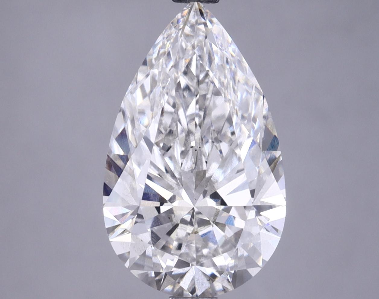 3.32 Carat Pear Shaped Ideal Cut SI1 IGI Certified Lab Grown Diamond