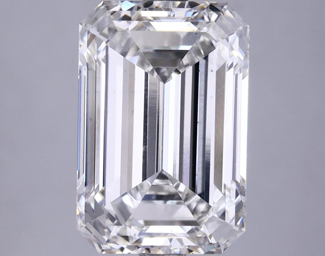 4.75 Carat Emerald Shaped Ideal Cut VS2 IGI Certified Lab Grown Diamond
