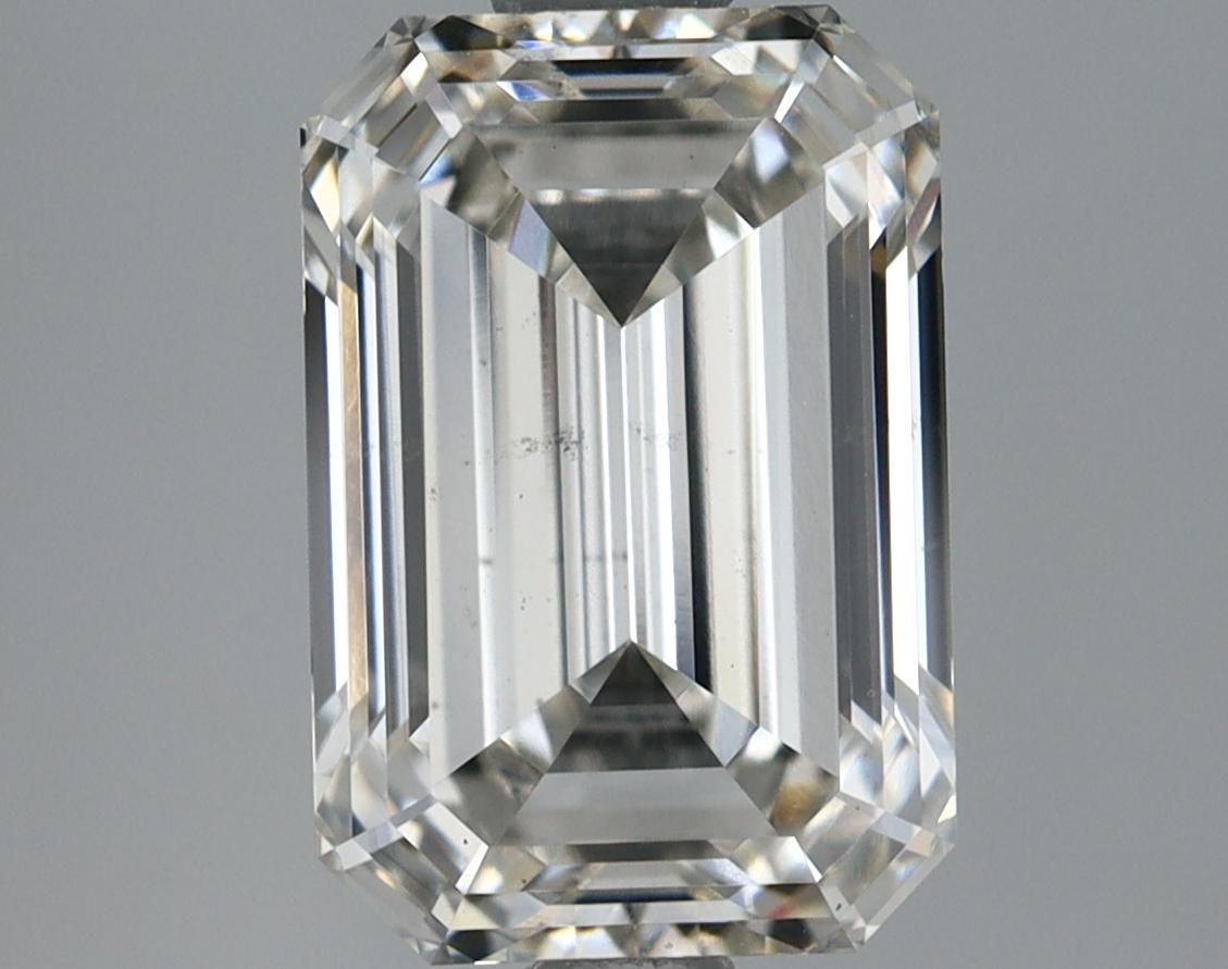 2.63 Carat Emerald Shaped Ideal Cut VS2 IGI Certified Lab Grown Diamond