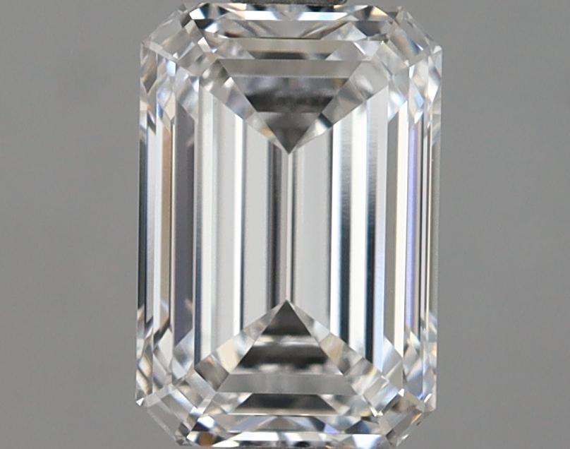 1.65 Carat Emerald Shaped Ideal Cut VVS2 IGI Certified Lab Grown Diamond