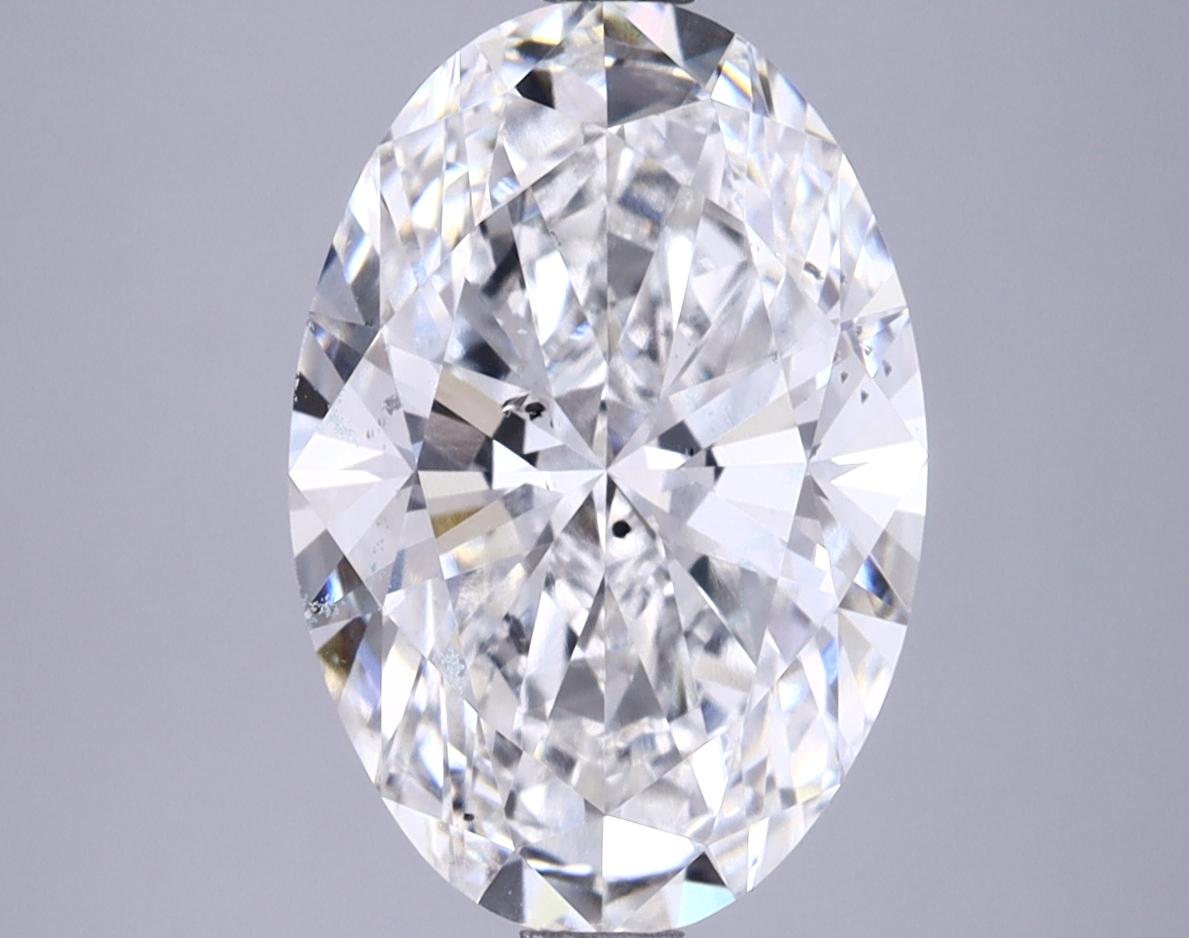 3.77 Carat Oval Shaped Ideal Cut SI1 IGI Certified Lab Grown Diamond