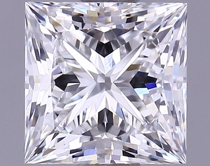 1.18 Carat Princess Shaped Ideal Cut VVS2 IGI Certified Lab Grown Diamond