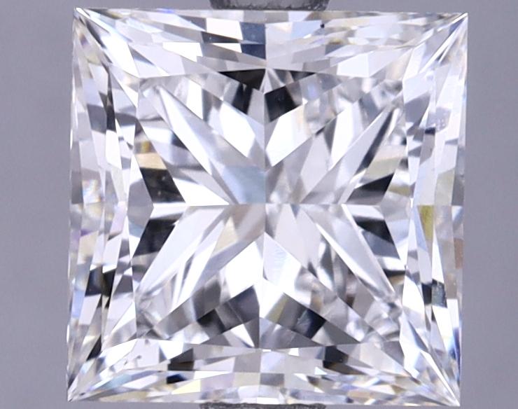 2.41 Carat Princess Shaped Ideal Cut VS1 IGI Certified Lab Grown Diamond