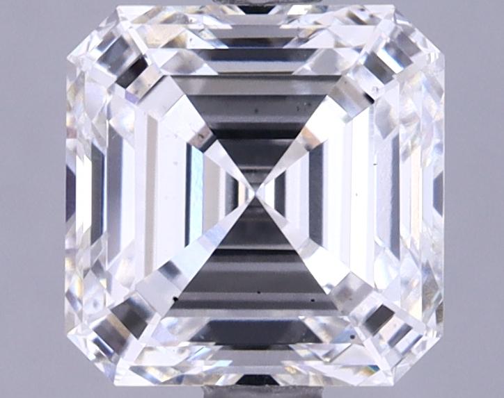 2.44 Carat Asscher Shaped Ideal Cut VS2 IGI Certified Lab Grown Diamond
