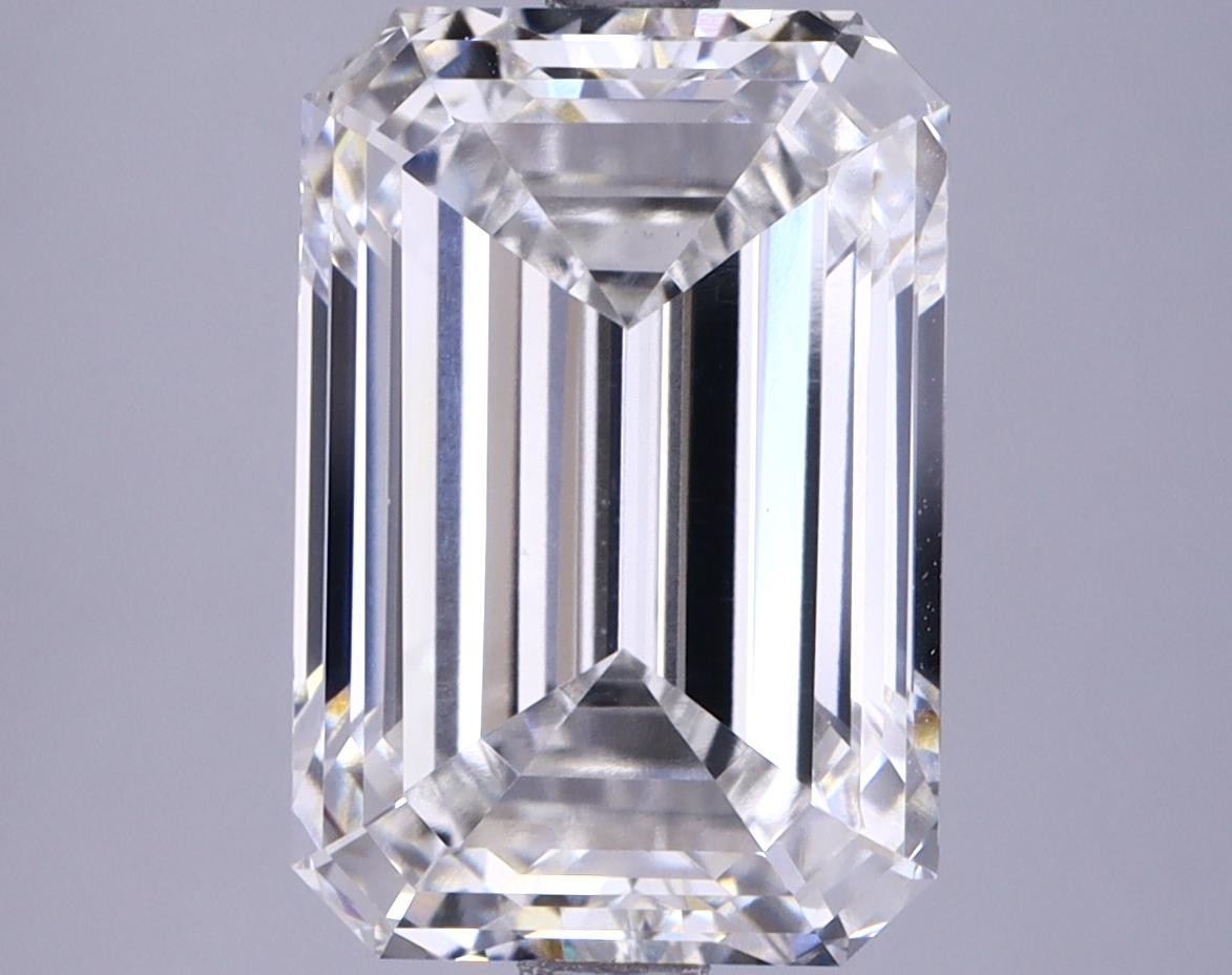 4.6 Carat Emerald Shaped Ideal Cut VVS2 IGI Certified Lab Grown Diamond