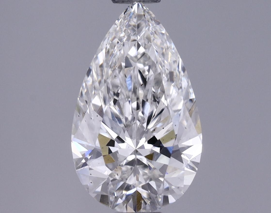 1.06 Carat Pear Shaped Ideal Cut SI1 IGI Certified Lab Grown Diamond