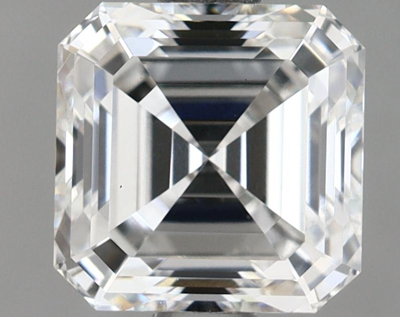 1.36 Carat Asscher Shaped Excellent Cut VS1 IGI Certified Lab Grown Diamond