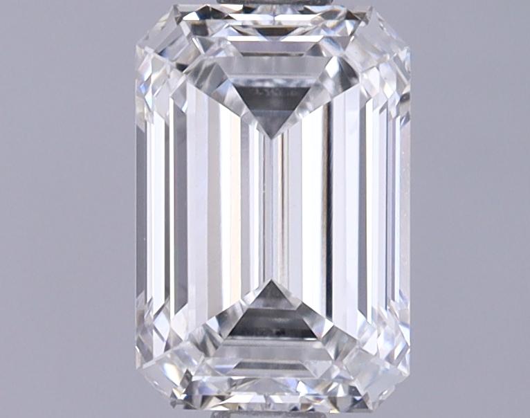 1.24 Carat Emerald Shaped Ideal Cut VVS2 IGI Certified Lab Grown Diamond