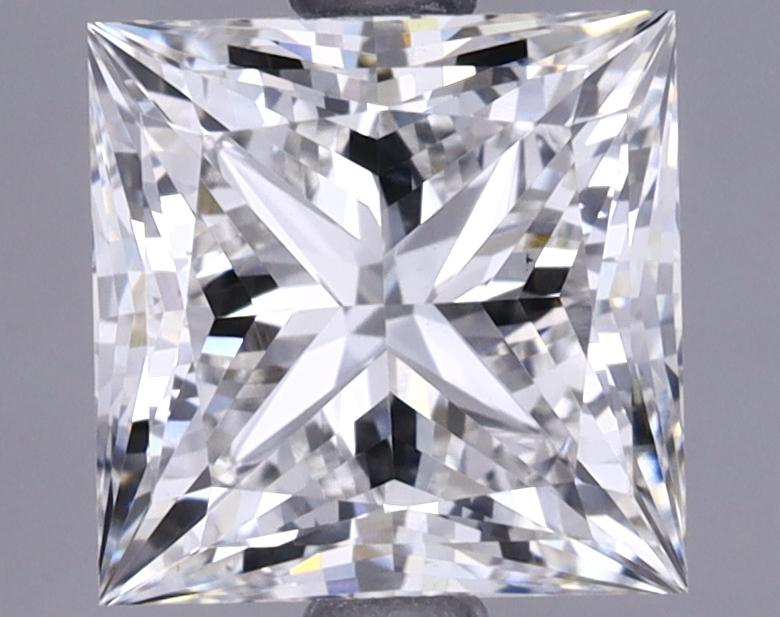2.21 Carat Princess Shaped Very Good Cut VS1 GIA Certified Lab Grown Diamond