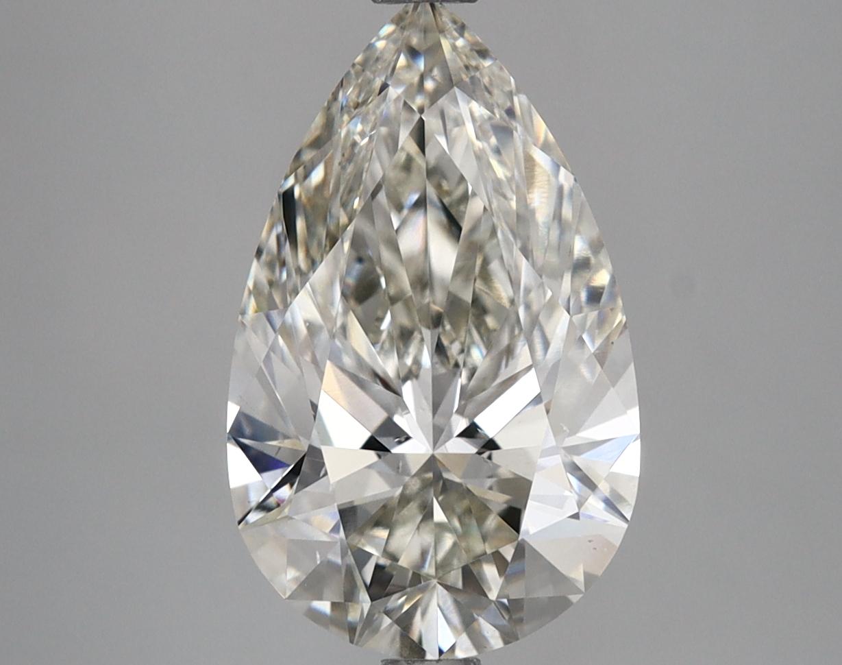 3.5 Carat Pear Shaped Ideal Cut VS2 IGI Certified Lab Grown Diamond