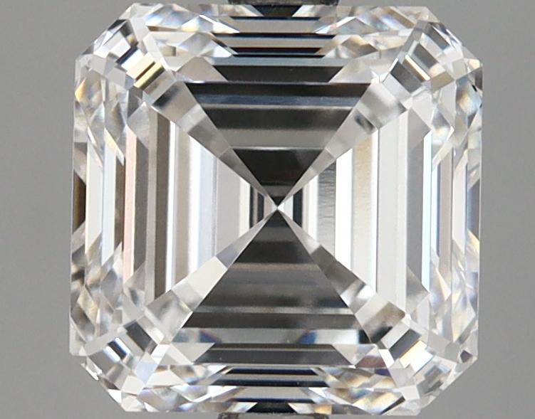 3.01 Carat Asscher Shaped Very Good Cut VS2 GIA Certified Lab Grown Diamond