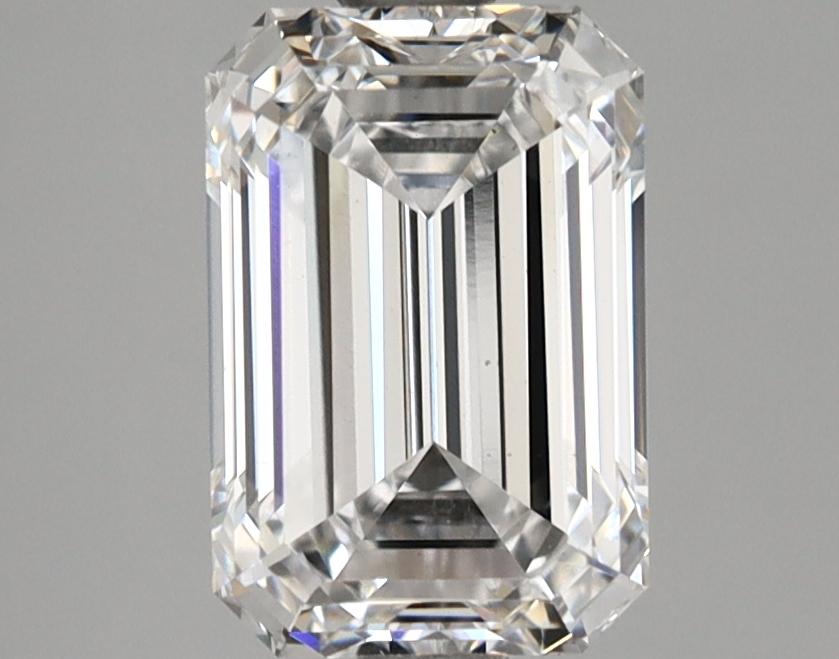 2.1 Carat Emerald Shaped Ideal Cut VS1 GIA Certified Lab Grown Diamond