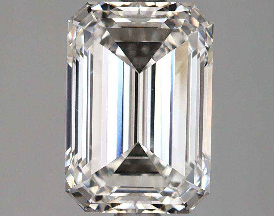 2.63 Carat Emerald Shaped Ideal Cut VVS2 IGI Certified Lab Grown Diamond