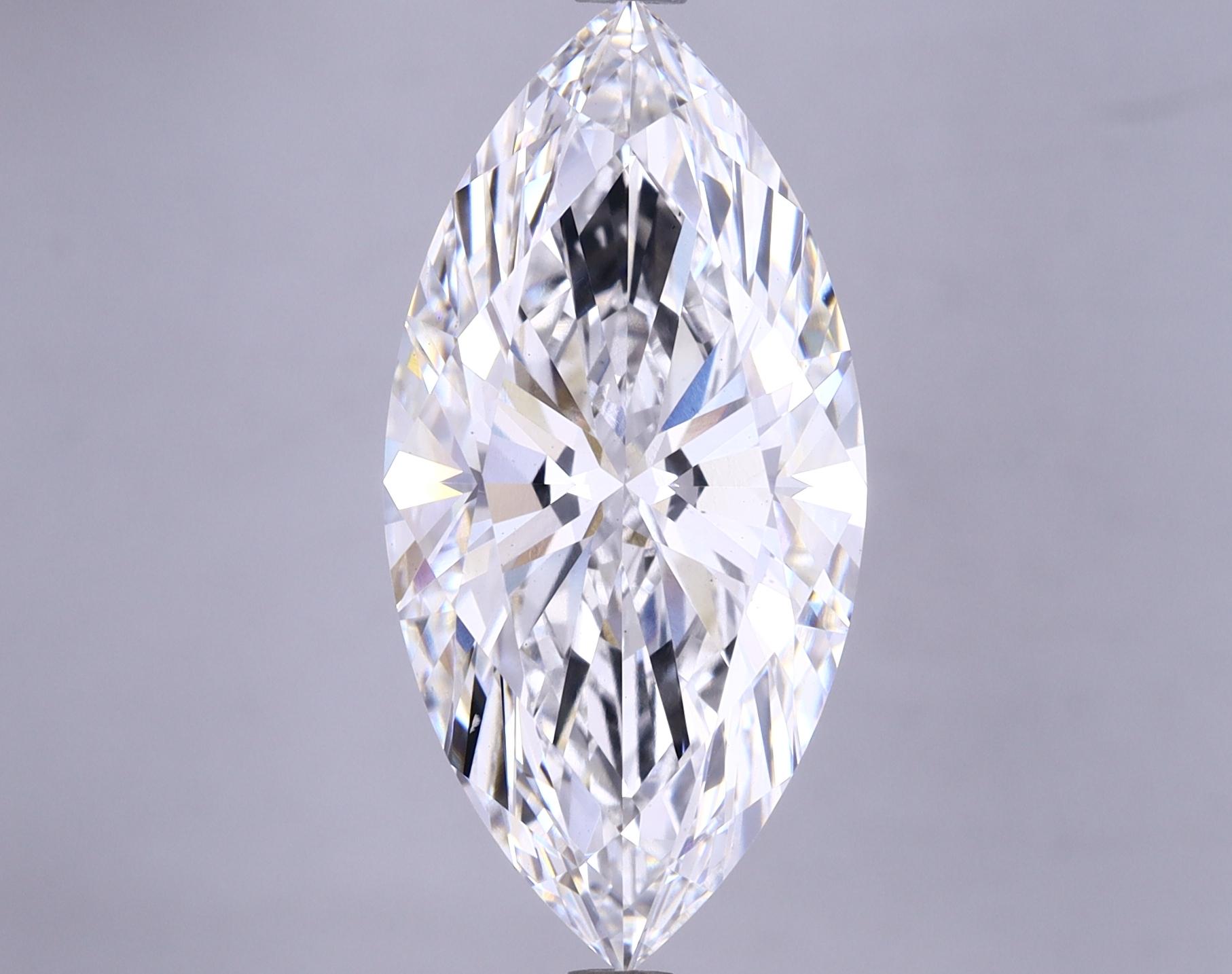 6.71 Carat Marquise Shaped Ideal Cut VS2 GIA Certified Lab Grown Diamond