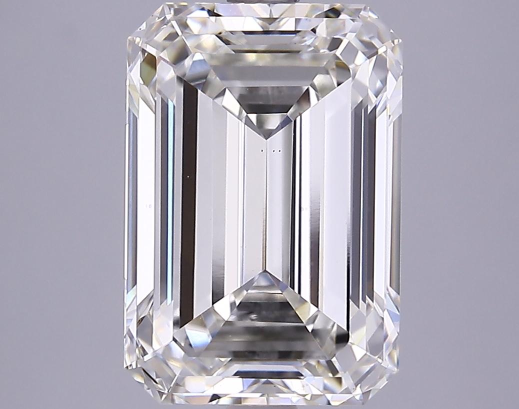 5.01 Carat Emerald Shaped Ideal Cut VS2 GIA Certified Lab Grown Diamond