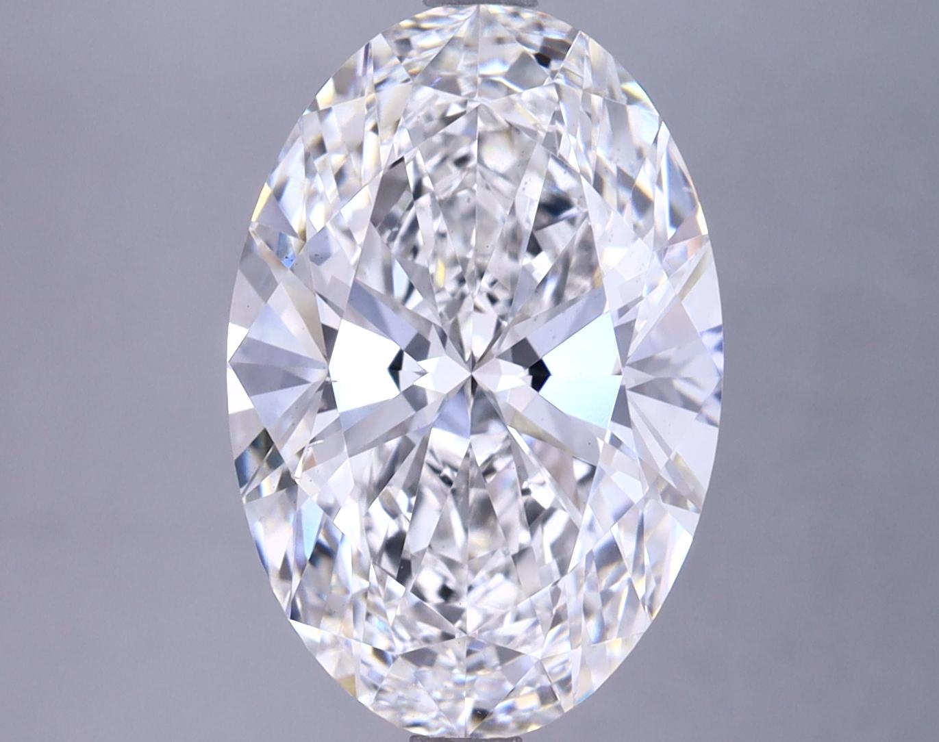 5.26 Carat Oval Shaped Excellent Cut VS2 GIA Certified Lab Grown Diamond