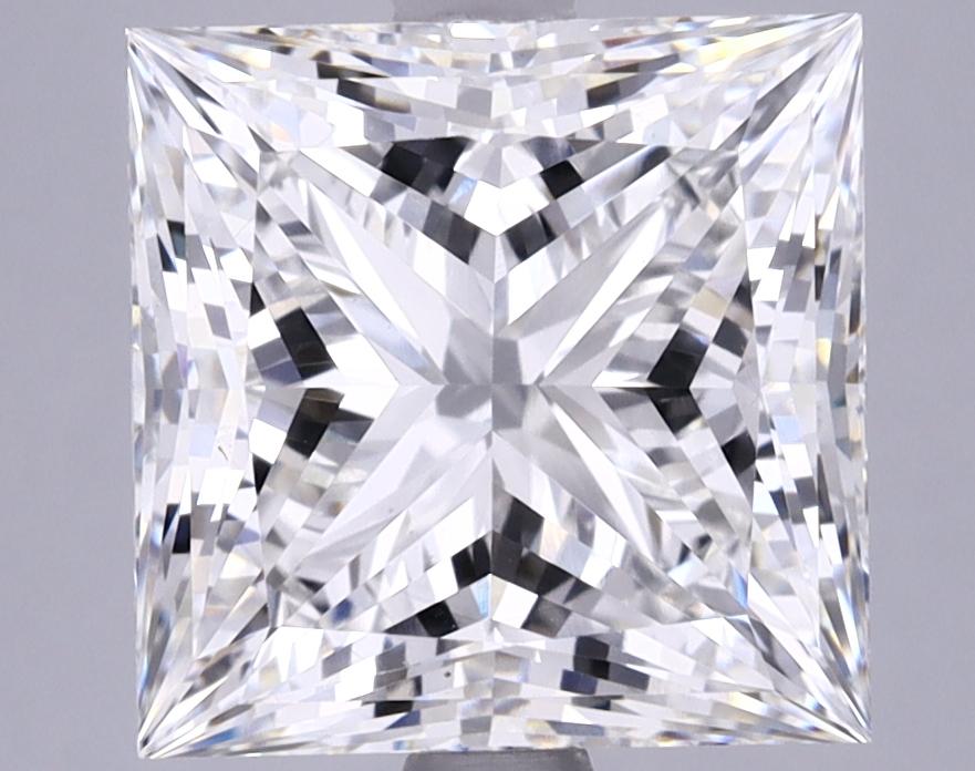 4.6 Carat Princess Shaped Ideal Cut VVS2 GIA Certified Lab Grown Diamond