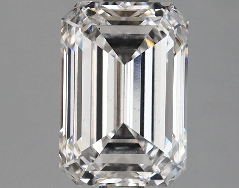 2.0 Carat Emerald Shaped Ideal Cut SI1 GIA Certified Lab Grown Diamond