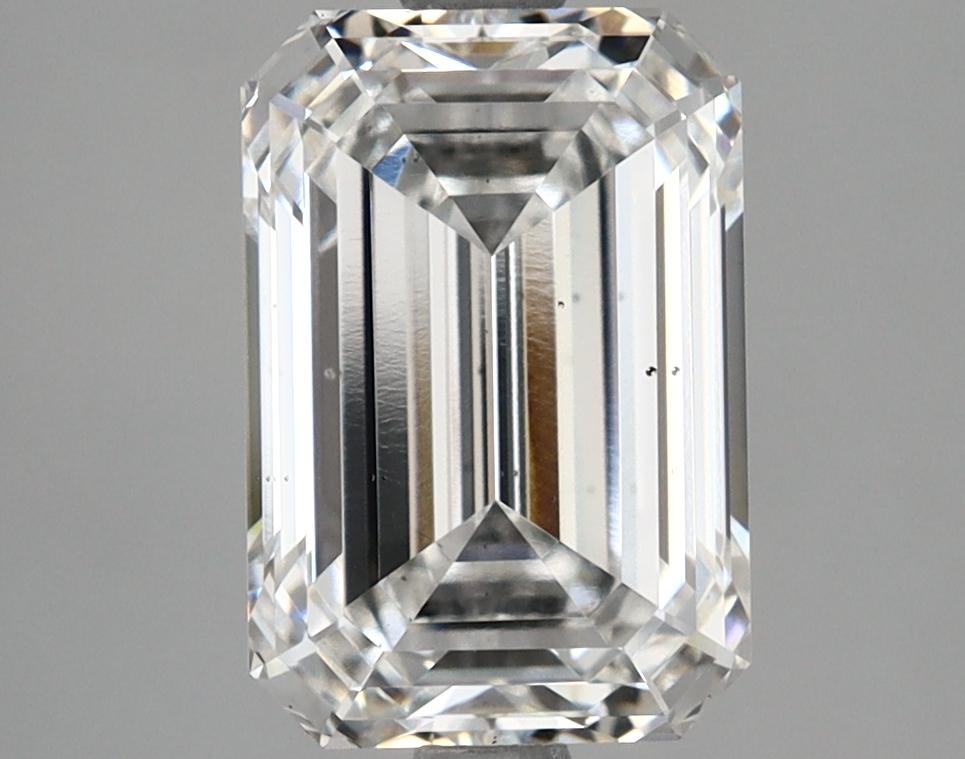 3.19 Carat Emerald Shaped Ideal Cut SI1 IGI Certified Lab Grown Diamond