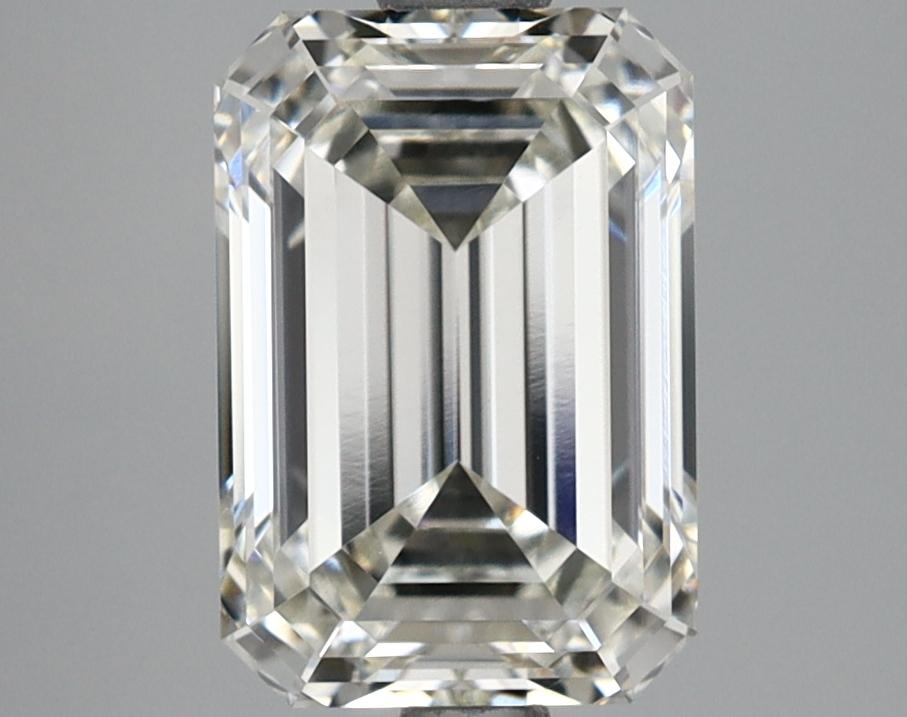2.69 Carat Emerald Shaped Ideal Cut VVS2 IGI Certified Lab Grown Diamond
