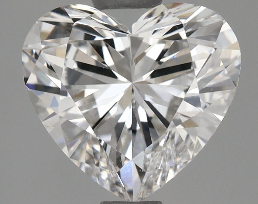 1.36 Carat Heart Shaped Ideal Cut VVS2 IGI Certified Lab Grown Diamond