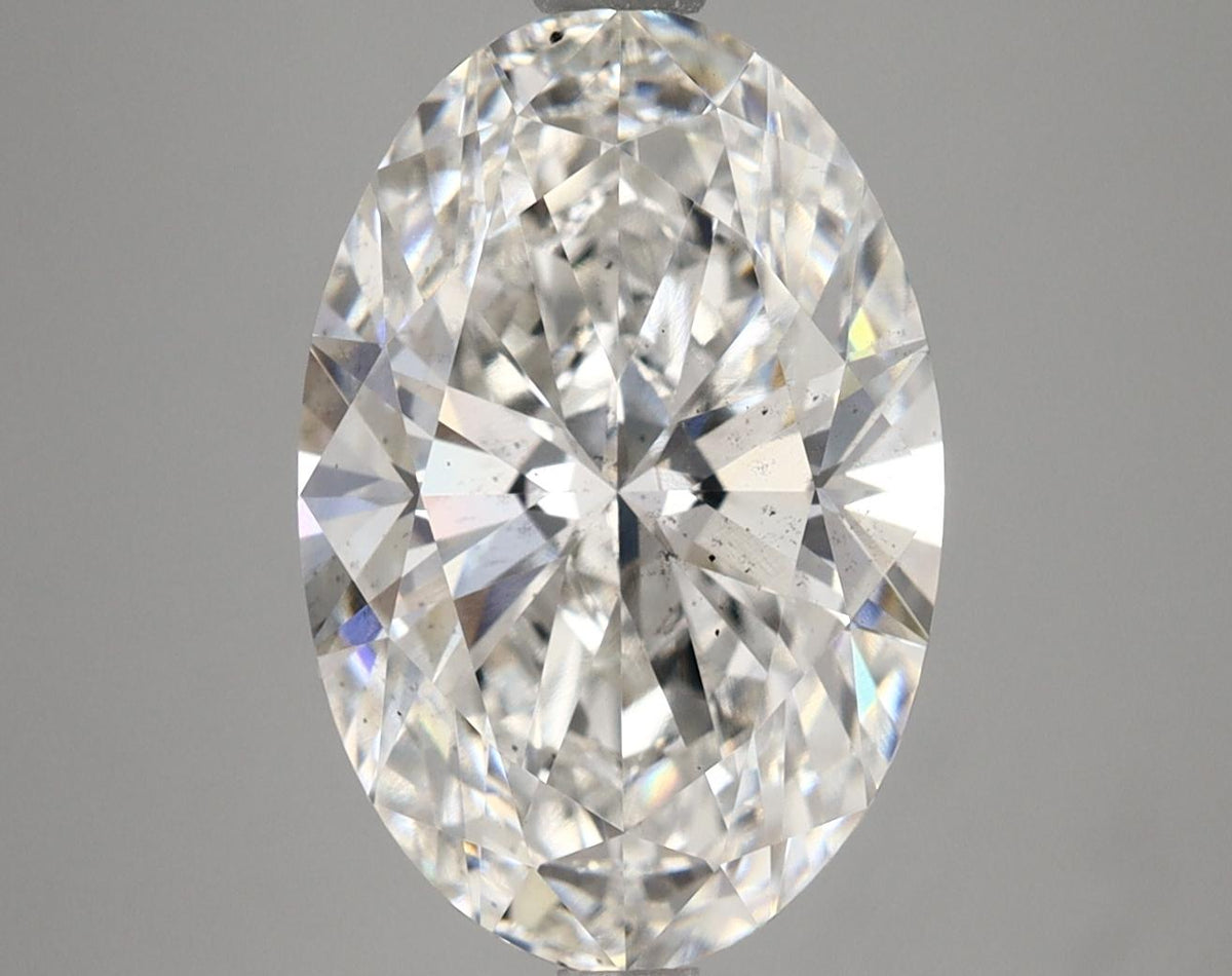 5.01 Carat Oval Shaped Excellent Cut SI1 IGI Certified Lab Grown Diamond