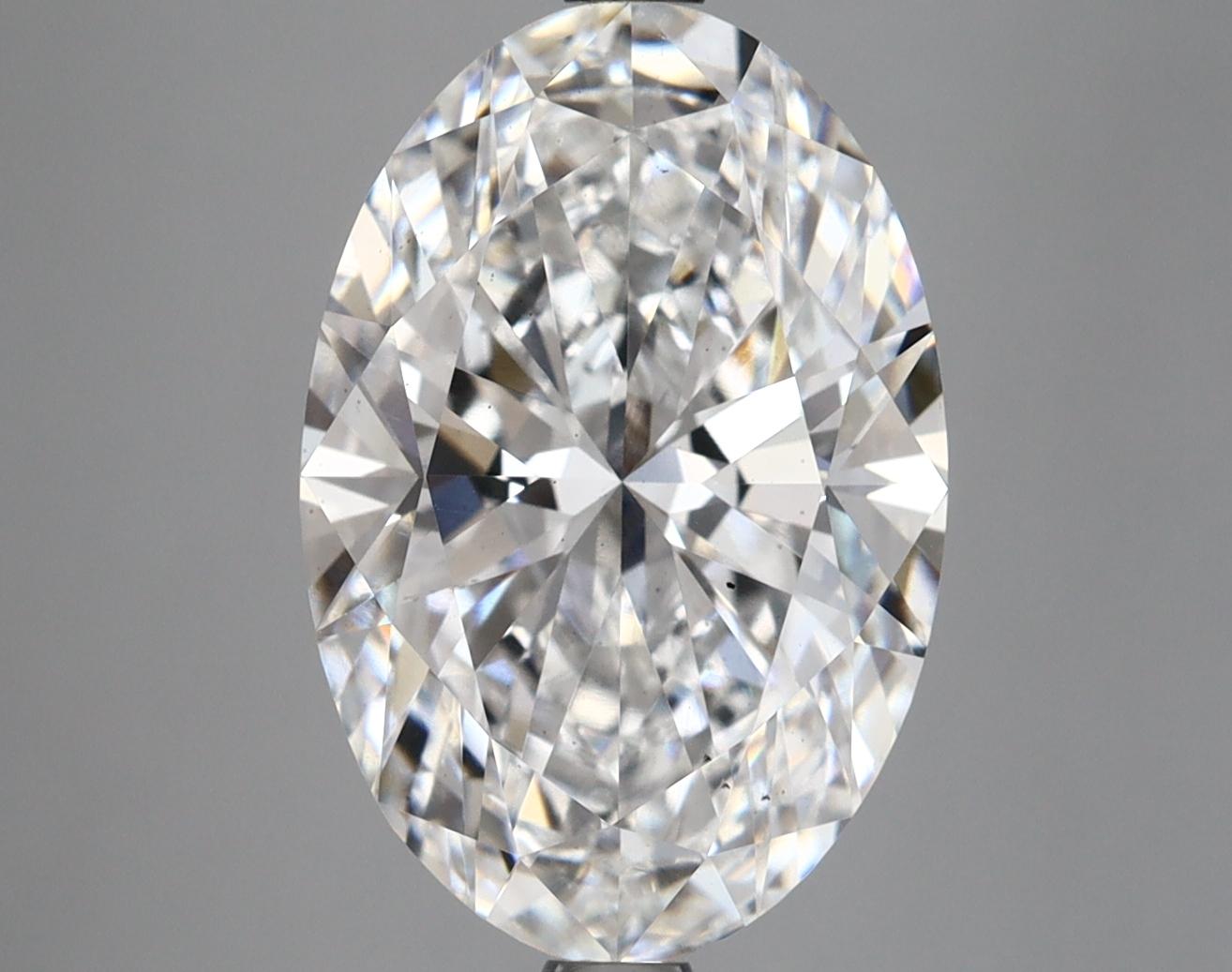 4.85 Carat Oval Shaped Excellent Cut SI1 IGI Certified Lab Grown Diamond