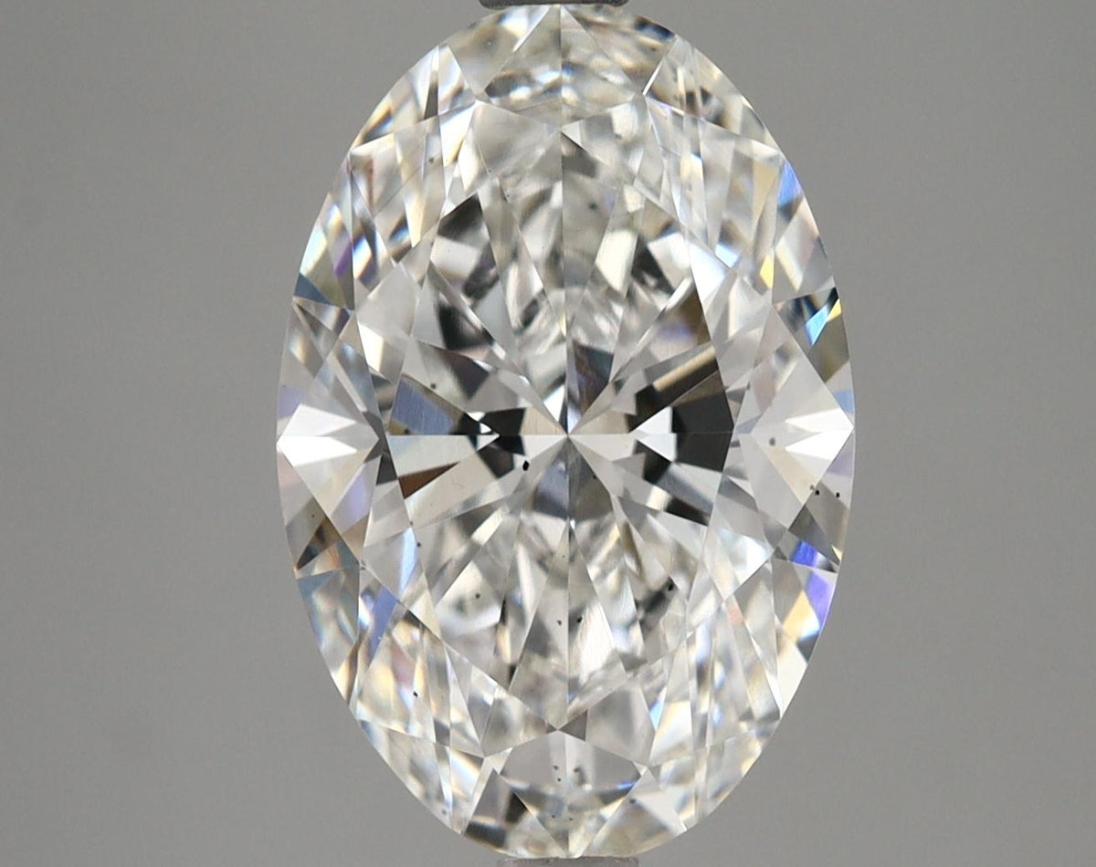 4.02 Carat Oval Shaped Excellent Cut SI1 IGI Certified Lab Grown Diamond
