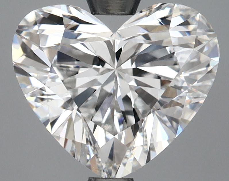 2.68 Carat Heart Shaped Ideal Cut VVS2 IGI Certified Lab Grown Diamond