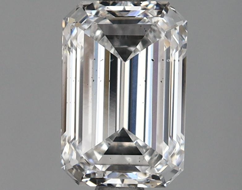 1.69 Carat Emerald Shaped Excellent Cut SI1 IGI Certified Lab Grown Diamond