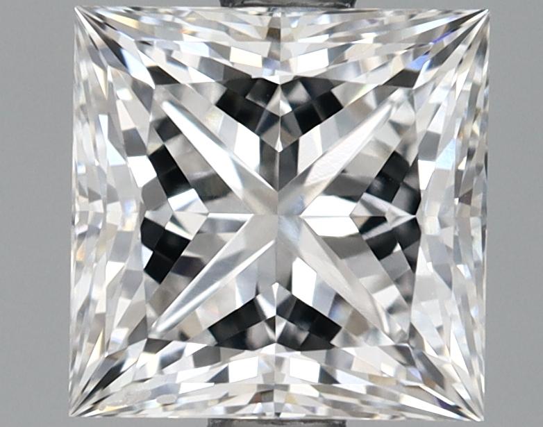 1.68 Carat Princess Shaped Ideal Cut VVS2 IGI Certified Lab Grown Diamond
