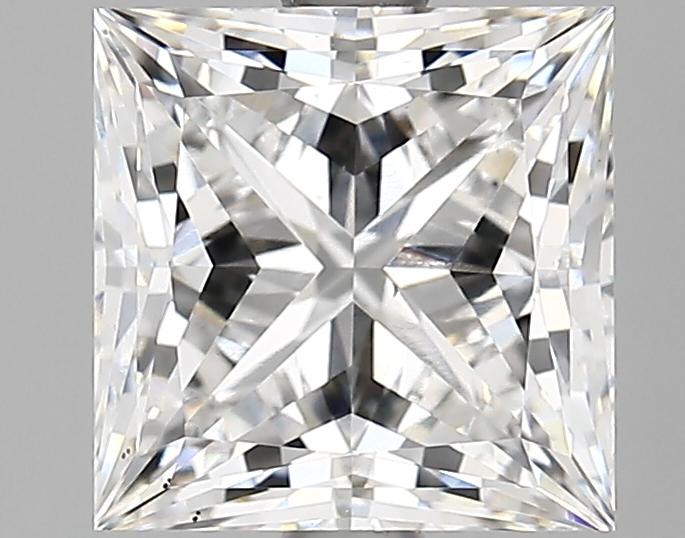 2.69 Carat Princess Shaped Ideal Cut VS2 IGI Certified Lab Grown Diamond