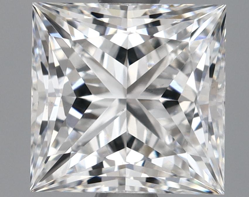 1.69 Carat Princess Shaped Ideal Cut VS2 IGI Certified Lab Grown Diamond