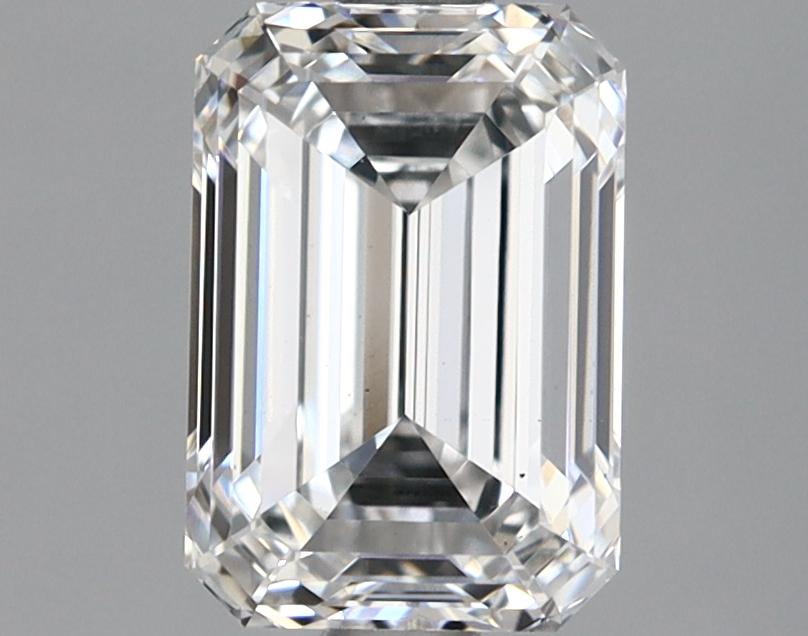 1.68 Carat Emerald Shaped Ideal Cut VS2 IGI Certified Lab Grown Diamond