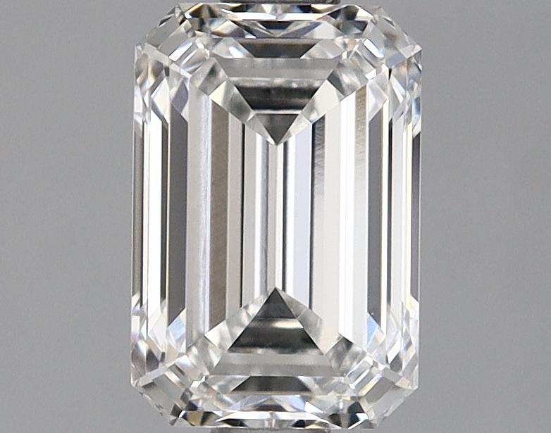 1.32 Carat Emerald Shaped Ideal Cut VVS2 IGI Certified Lab Grown Diamond